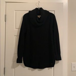 MICHAEL KORS BLACK COWL NECK SWEATER M